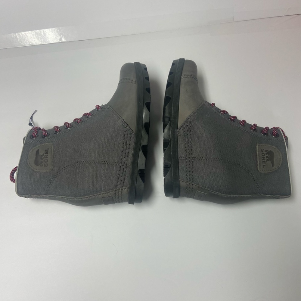 Sorel Joan Of Arctic Wedge II PDX Lace Boot NWT Color Quarry Jet Size 7.5 - Picture 6 of 13